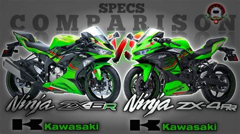 KAWASAKI NINJA ZX-6R vs KAWASAKI NINJA ZX-4RR SPECS COMPARISON - YouTube