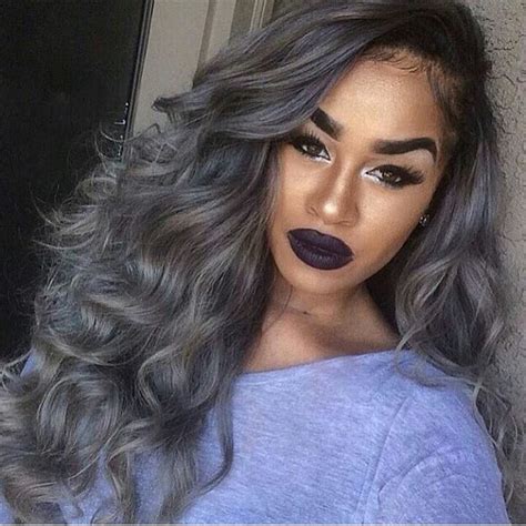 25 New Grey Hair Color Combinations For Black Women – The Style News ...