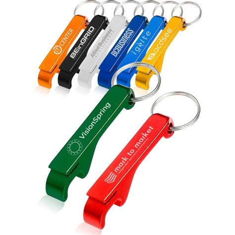 Customized Bottle Opener Metal Keychains