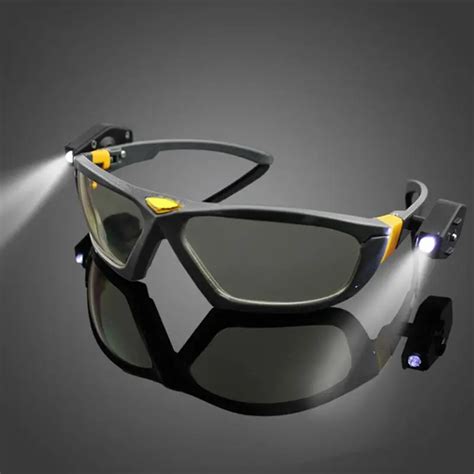 LED Lighting Reading Glasses Eyewear Night Ride Glasses Super Bright ...