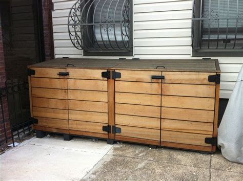 Attractive Outdoor Trash Can Storage - Abode