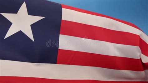 Flag of Liberia - Flag of Convenience Stock Video - Video of flag, national: 43883939