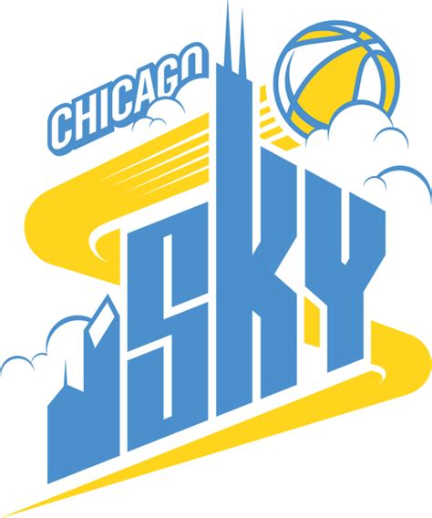 Chicago Sky Primary Logo - Women's National Basketball Association (WNBA) - Chris Creamer's ...