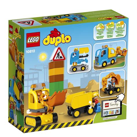 LEGO DUPLO Town Truck & Tracked Excavator 10812 Dump Truck and ...