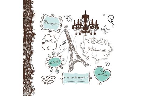 12 Paris Frames clip art, background #pictures#hue#blue#Easily Digital ...