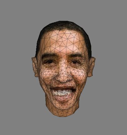 obama 3d model