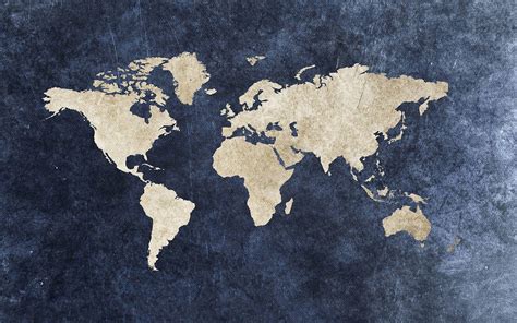 World Map Desktop Wallpaper 1920x1080