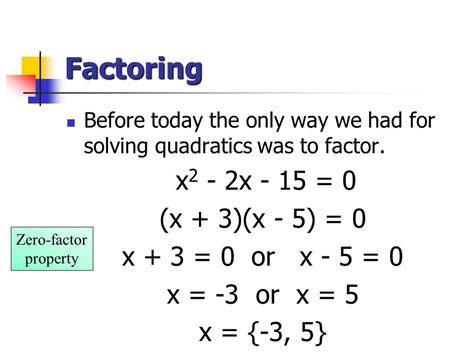 Solving A Quadratic Equation By Factoring - A Plus Topper