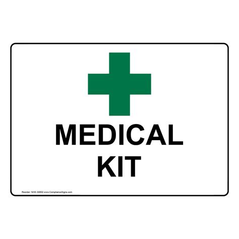 Industrial Notices First Aid Sign - Medical Kit