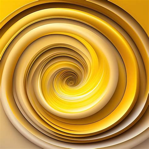 Premium AI Image | Yellow swirl background