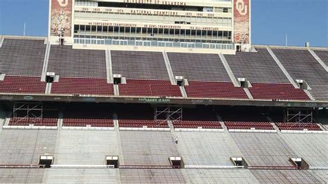 Oklahoma Memorial Stadium Interactive Seating Chart | Elcho Table