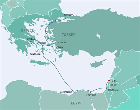 Eastern Mediterranean - Norwegian Cruise Line (10 Night Cruise from ...