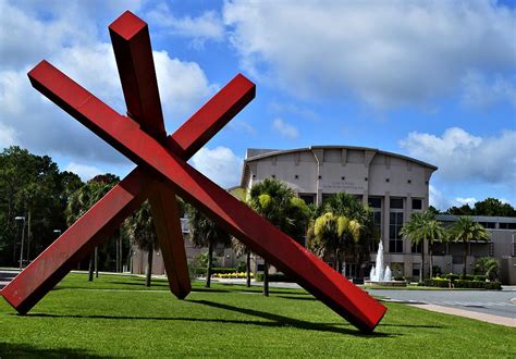 The Phillips Center and Sculpture Photograph by Warren Thompson - Fine Art America