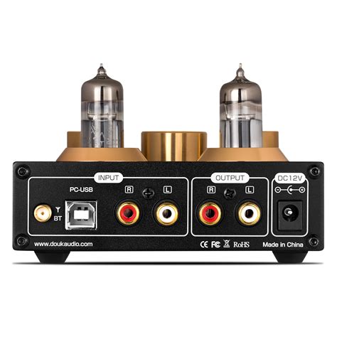 Douk Audio P1 HiFi Bluetooth 5.0 Vacuum Tube Preamp Receiver Amp USB DAC APTX-HD | eBay