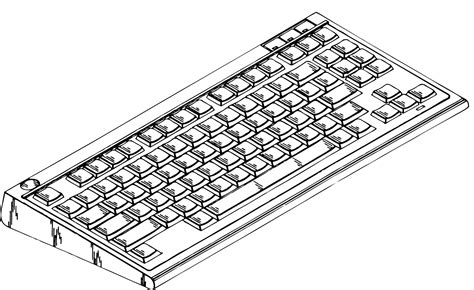 Free Keyboard Clipart Black And White, Download Free Keyboard Clipart Black And White png images ...