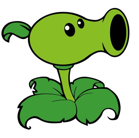 Plants Vs. Zombies PEASHOOTER SVG - Etsy