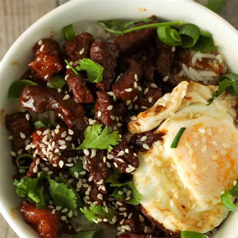 Instant Pot Korean Beef Rice Bowl | Woman Scribbles