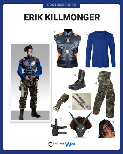 Dress Like Erik Killmonger Costume | Halloween and Cosplay Guides