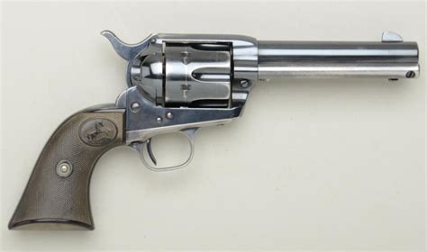 Colt SAA revolver, .32 WCF cal., 4-3/4” barrel, old quality re-blued ...