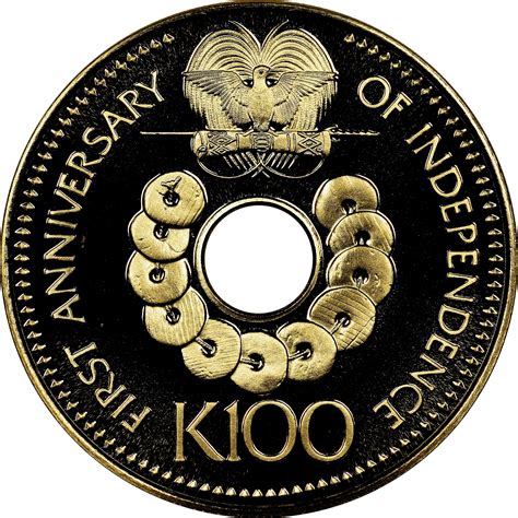 Papua New Guinea 100 Kina KM 10 Prices & Values | NGC