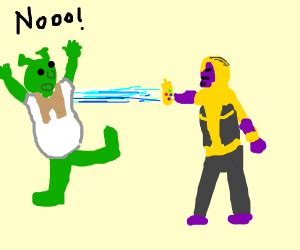 Shrek vs. Thanos - Drawception