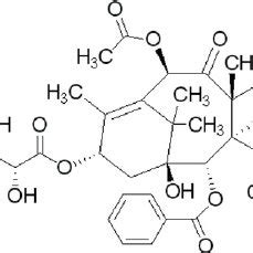 Chemical structure of taxol. | Download Scientific Diagram