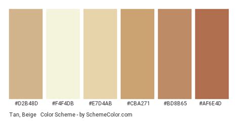 Tan, Beige & Brown Color Scheme » Beige » SchemeColor.com