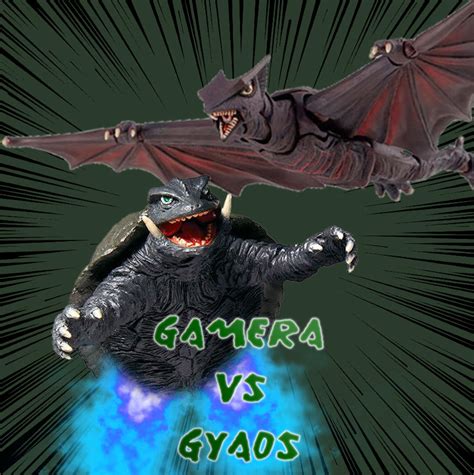 Gamera vs Gyaos poster by PrimalRageDude96 on DeviantArt