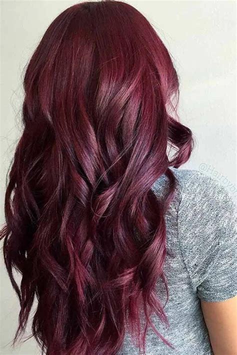 Descobrir 32+ imagem borgoña cabello color violeta rojizo - br ...