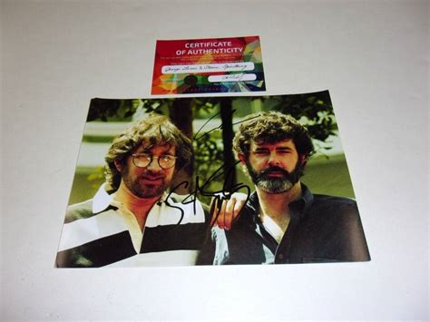 George Lucas Steven Spielberg Indiana Jones Star Wars W/coa Signed ...