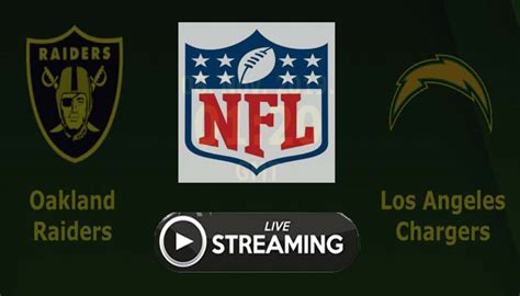 Chargers vs Raiders Live Stream Reddit Thursday Night Football - Sports ...