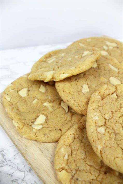 Vegan White Chocolate Cookies - BakedbyClo | Vegan Dessert Blog