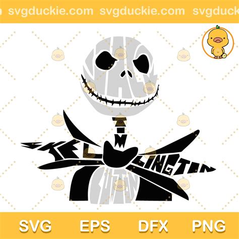 Jack Skellington Face SVG, Jack Skellington SVG