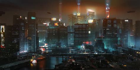 Cyberpunk 2077 World Map Shows Off Night City's Dense 15 Districts