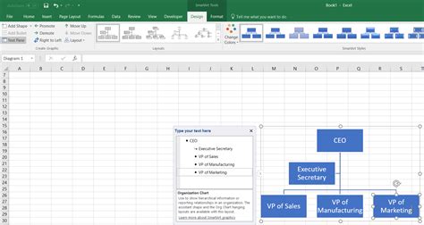 Excel Template Organizational Chart