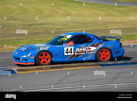 Mazda RX7 FD3S Japanese sports car racing on a race track Stock Photo - Alamy