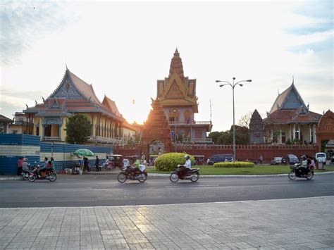 Phenom Penh, Cambodia government buildings just before sunset | Government building, Before ...