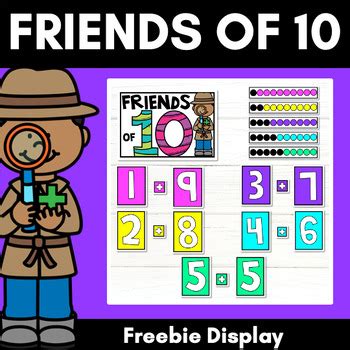 Friends of Ten Posters FREEBIE by Mrs Learning Bee | TPT