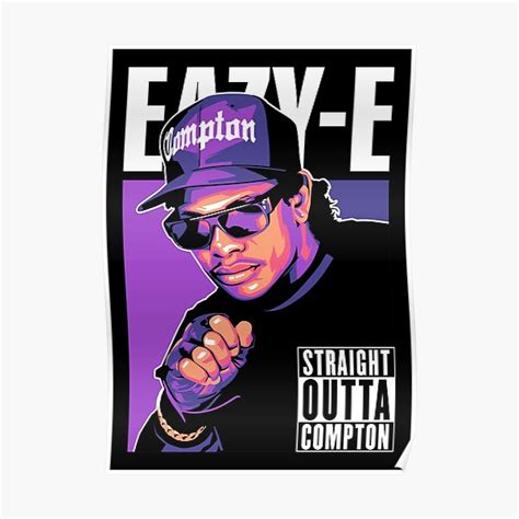 "EAZY E" Poster for Sale by warrock21 | Redbubble