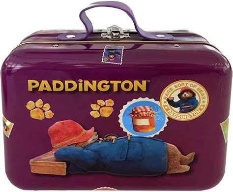 Paddington Bear - Suitcase Tin Filled with 300g Orange Chocolate ...