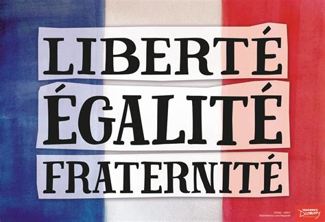 Liberty, Equality, Fraternity French Mini-Poster, NEW for Fall 2018 ...