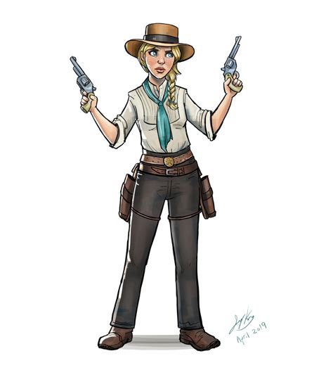 Red Dead Redemption 2 - Sadie Adler by BadLuckArt on DeviantArt