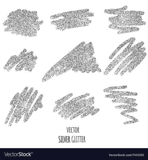 Silver glitter background Royalty Free Vector Image