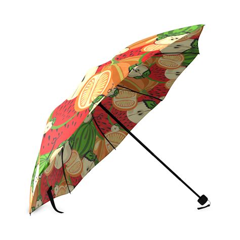 Colorful Fruit Pattern with Watermelon Foldable Umbrella (Model U01) | ID: D1335867