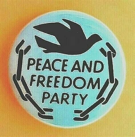 Details about PEACE AND FREEDOM PARTY 1968 Eldridge Cleaver ...