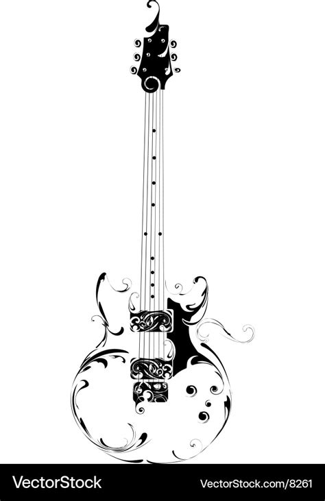 Guitar Royalty Free Vector Image - VectorStock