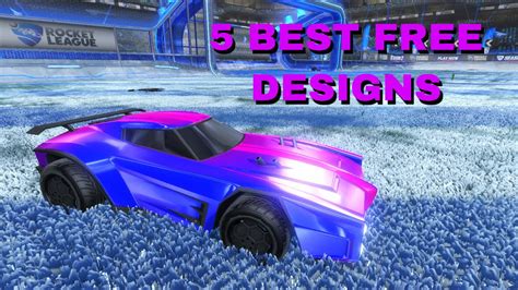 Five Best Free Dominus Designs - Rocket League - YouTube