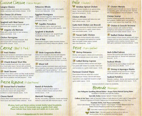 Olive Garden Lunch Menu Dessert : Coupon: All-you-can-eat lunch at Olive Garden for $6.99 ...