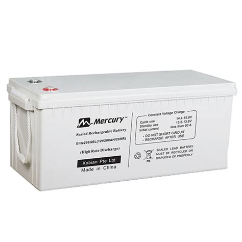 Mercury Gel Deep Cycle Battery 12V 200AH - Mercury Direct