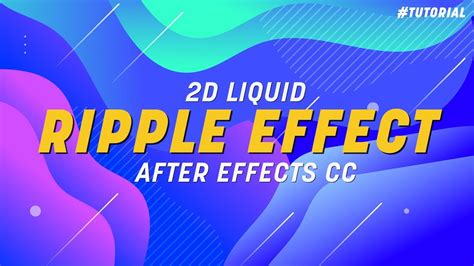 2D RIPPLE EFFECT | TUTORIAL - YouTube